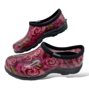 Sloggers Women's Floral Pink Mules